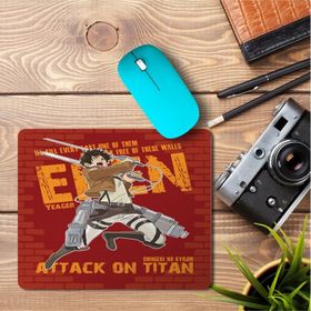 Art Hediye Attack of Titan Baskılı 23x19 cm Mouse Pad