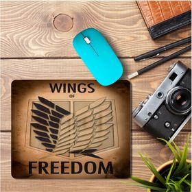 Art Hediye Attack of Titan Freedom Baskılı 23x19 cm Mouse Pad