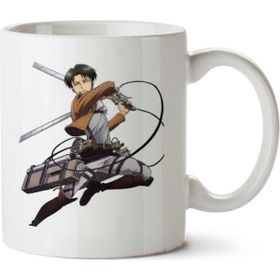 Art Hediye Attack On Titan 4 İki Tarafı Baskılı Kupa Bardak