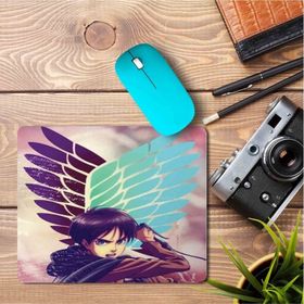 Art Hediye Attack on Titan Baskılı 23x19 cm Mouse Pad