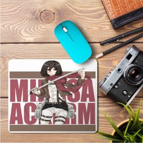 Art Hediye Attack on Titan Mikasa Ackermann Baskılı 23x19 cm Mouse Pad