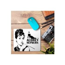 Art Hediye Audrey Hepburn Baskılı 23x19 cm Mouse Pad