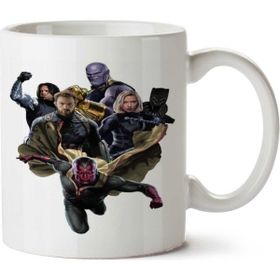 Art Hediye Avengers Infinity War Film.png Iki Tarafı Baskılı Kupa Bardak