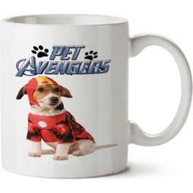 Art Hediye Avengers Infinity War Köpek Pati.png Iki Tarafı Baskılı Kupa Bardak