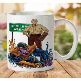 Art Hediye Avengers Infinity War Lee Spoiler İki Tarafı Baskılı Kupa Bardak