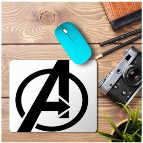 Art Hediye Avengers Superhero Logo Baskılı 23x19 cm Mouse Pad