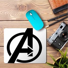Art Hediye Avengers Superhero Logo Baskılı 23x19 cm Mouse Pad