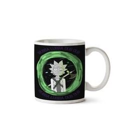 Art Hediye Ax Rick 2 By Wubba Lubba Dub Dub Iki Tarafı Baskılı Kupa Bardak