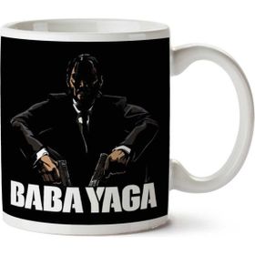Art Hediye Baba Yaga John Wick İki Tarafı Baskılı Kupa Bardak