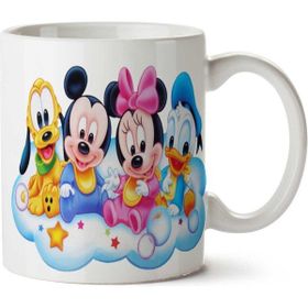 Art Hediye Baby-Mickey-Mouse-PNG.png iki Tarafı Baskılı Kupa Bardak