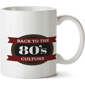 Art Hediye Back To The 80's Cultures.png Iki Tarafı Baskılı Kupa Bardak
