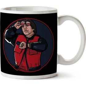 Art Hediye Back To The Astronaut Big Bang Theory Future İki Tarafı Baskılı Kupa Bardak