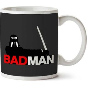 Art Hediye Bad Man Darth Vader Mad Men Logo Star Wars İki Tarafı Baskılı Kupa Bardak