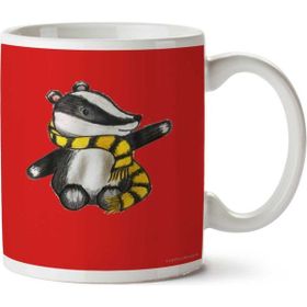 Art Hediye Badger Mascot Iki Tarafı Baskılı Kupa Bardak