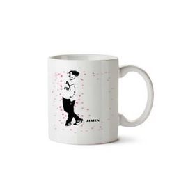 Art Hediye Bagtan Boys Army Jimin.png Iki Tarafı Baskılı Kupa Bardak