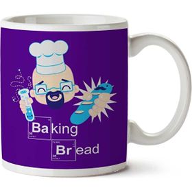 Art Hediye Baking Kawaii Bread Breaking Bad Heisenberg İki Tarafı Baskılı Kupa Bardak