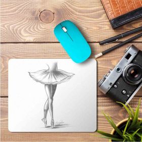 Art Hediye Balerin Palet Baskılı 23x19 cm Mouse Pad