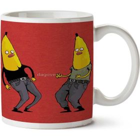 Art Hediye Bananas In Regular Clothing Iki Tarafı Baskılı Kupa Bardak