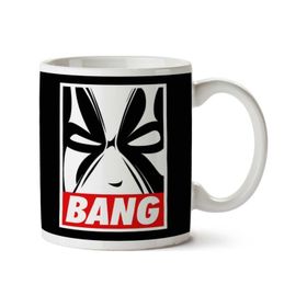 Art Hediye Bang Deadpool Obey İki Tarafı Baskılı Kupa Bardak