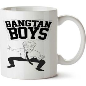 Art Hediye Bangtan Boys Bts.png İki Tarafı Baskılı Kupa Bardak