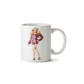 Art Hediye Barbie-Doll-Png-Hd Baskılı Kupa Bardak