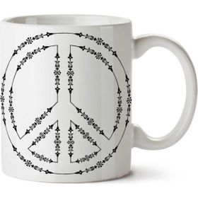 Art Hediye Barış Peace 01 Baskılı Kupa Bardak