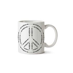 Art Hediye Barış Peace 01 Baskılı Kupa Bardak