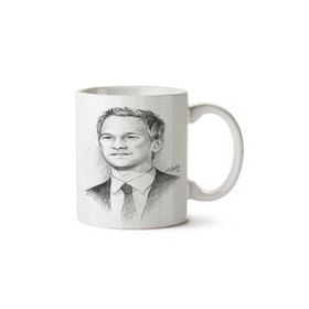 Art Hediye Barney Stinson Karakalem İki Tarafı Baskılı Kupa Bardak