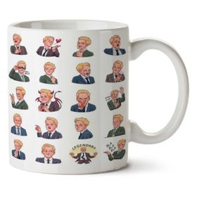 Art Hediye Barney Stinson - Legendary İki Tarafı Baskılı Kupa Bardak