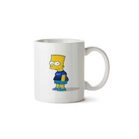 Art Hediye Bart Simpson Bart Pato FutsalI Baskılı Kupa Bardak