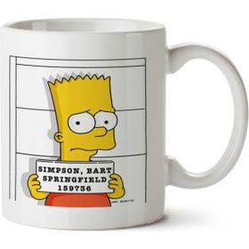 Art Hediye Bart Simpson Bart Preso Baskılı Kupa Bardak