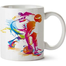 Art Hediye Basketbol Basketball Team Baskılı Kupa Bardak
