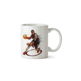 Art Hediye Basketbol Basketbolcu 2 İki Tarafı Baskılı Kupa Bardak