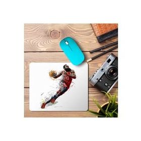 Art Hediye Basketbol Basketbolcu Baskılı 23x19 cm Mouse Pad