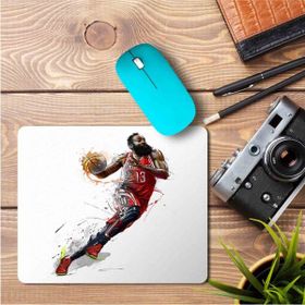 Art Hediye Basketbol Basketbolcu Baskılı 23x19 cm Mouse Pad