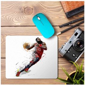 Art Hediye Basketbol Basketbolcu Baskılı 23x19 cm Mouse Pad