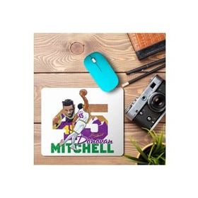 Art Hediye Basketbol Donovan Mitchell Tee Baskılı 23x19 cm Mouse Pad