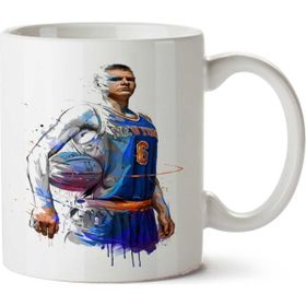 Art Hediye Basketbol Kristap Porzingis Baskılı Kupa Bardak