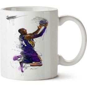 Art Hediye Basketbol Los Angelas Nba Kobe Baskılı Kupa Bardak