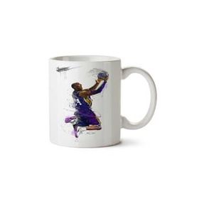 Art Hediye Basketbol Los Angelas Nba Kobe Baskılı Kupa Bardak