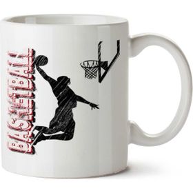 Art Hediye Basketbol Pota 01 İki Tarafı Baskılı Kupa Bardak