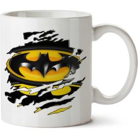 Art Hediye Batman Yırtık İki Tarafı Baskılı Kupa Bardak