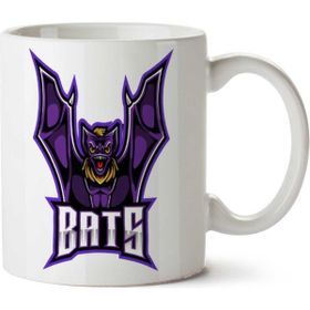 Art Hediye Bats Yarasa İki Tarafı Baskılı Kupa Bardak
