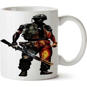 Art Hediye Battlefıelde İki Tarafı Baskılı Kupa Bardak