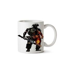 Art Hediye Battlefıelde İki Tarafı Baskılı Kupa Bardak