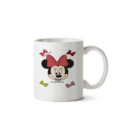Art Hediye Bayan Minnie Lindinha İki Tarafı Baskılı Kupa Bardak