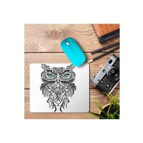 Art Hediye Baykuş Mavi Gözlü Baskılı 23x19 cm Mouse Pad