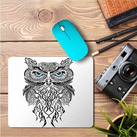 Art Hediye Baykuş Mavi Gözlü Baskılı 23x19 cm Mouse Pad