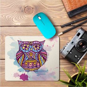 Art Hediye Baykuş Modern Tasarım Baskılı 23x19 cm Mouse Pad