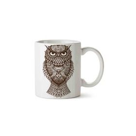 Art Hediye Baykuş Owl 002 İki Tarafı Baskılı Kupa Bardak